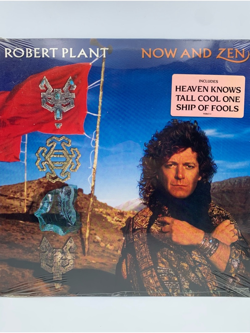 NEW SEALED w HYPE Robert Plant Now And Zen 1988 1st Issue Vinyl LP  Led Zeppelin